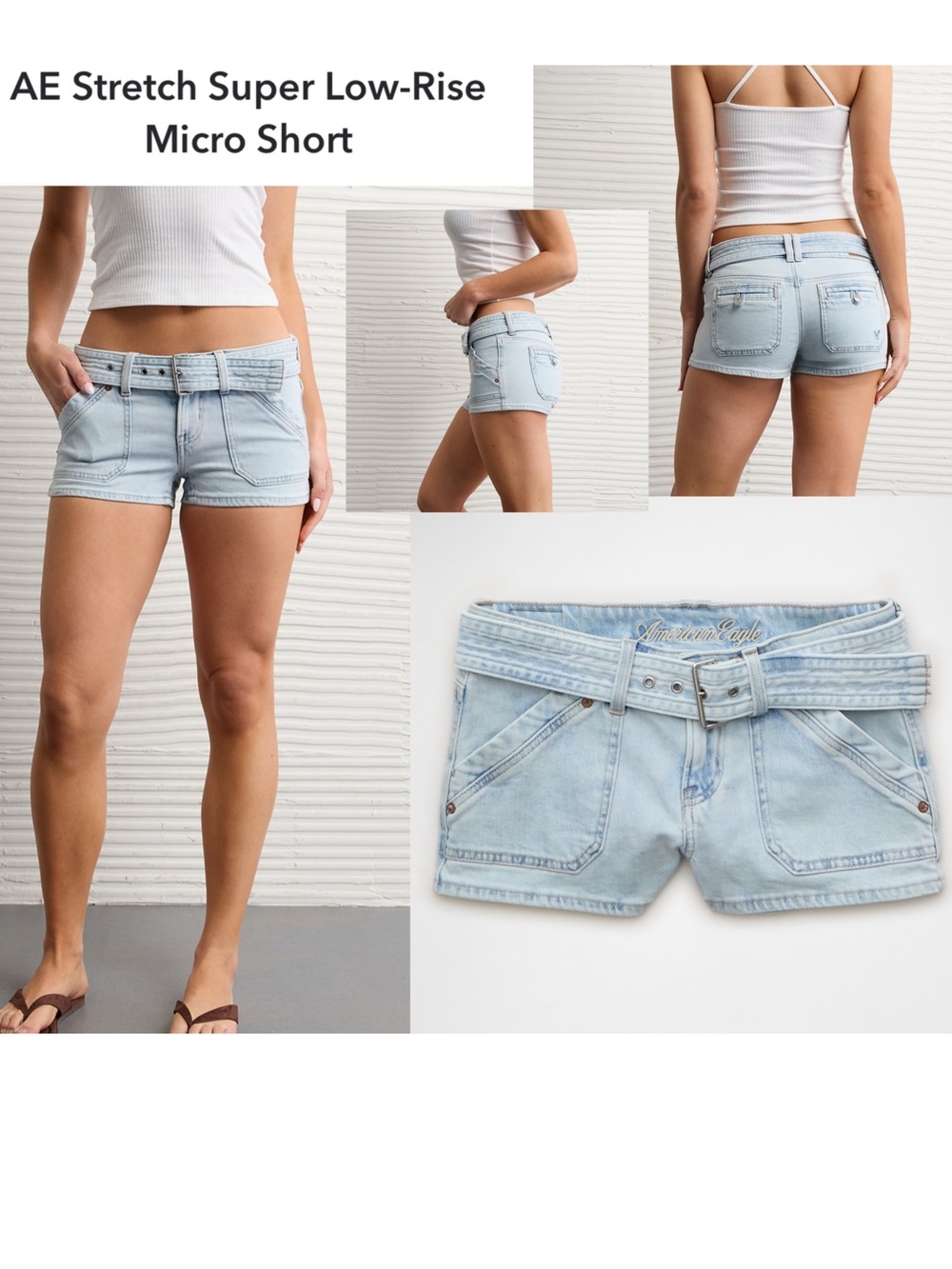AMERICAN EAGLE LOW RISE STRETCH SHORTS NEW WITH TAGS